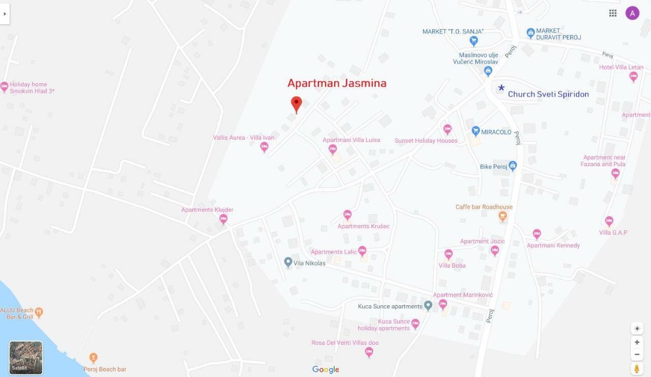 Apartman Jasmina Пула Екстер'єр фото